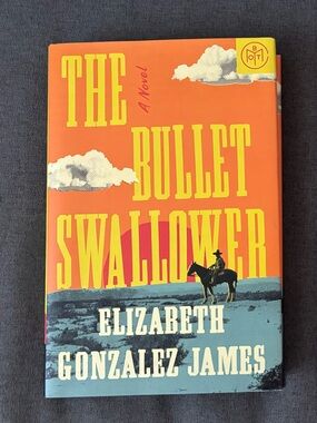 The Bullet Swallower by Elizabeth Gonzalez James - Orange & Blue Hardcover